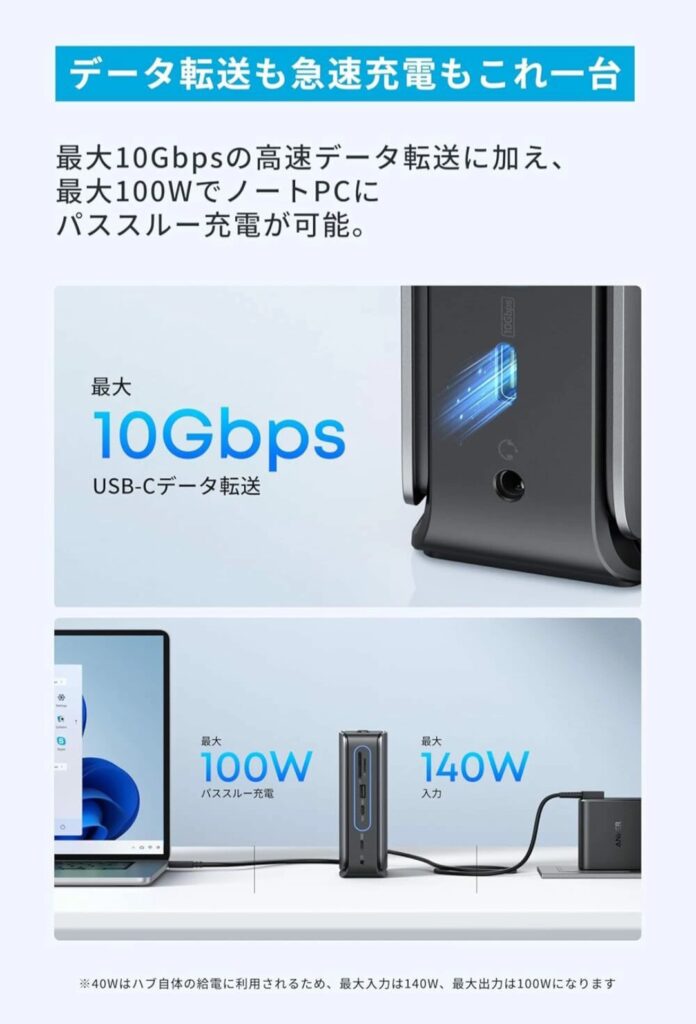 Anker Nano ドッキングステーション