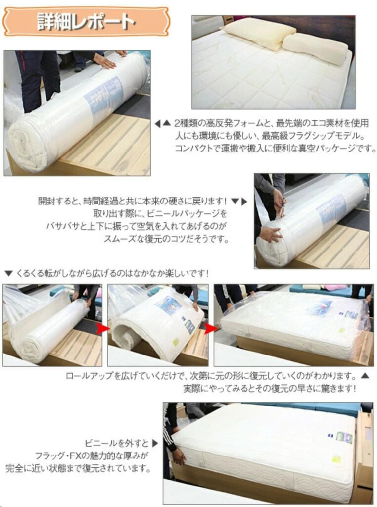 マニフレックス フラッグFX（寝心地イメージ）