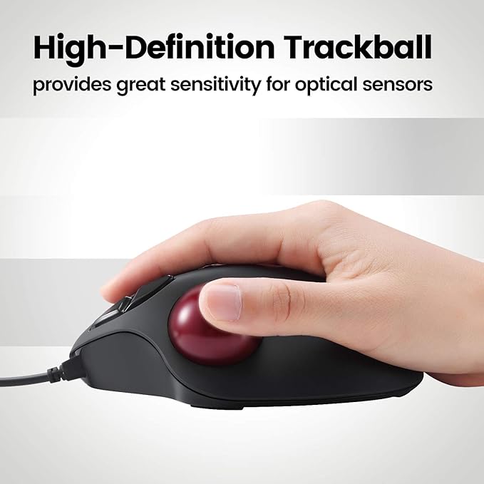 トラックボールの質感イメージ