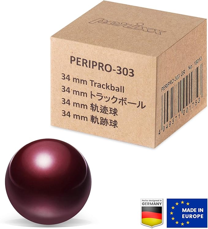 トラックボール（レッド）別角度