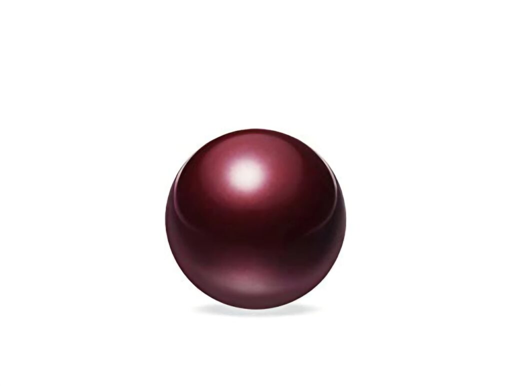 ぺリックス 34mm トラックボール 艶消し・ざらつき加工（レッド）