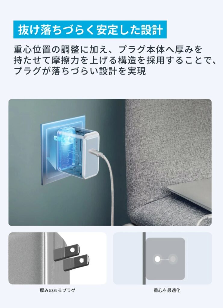 折りたたみ式プラグ