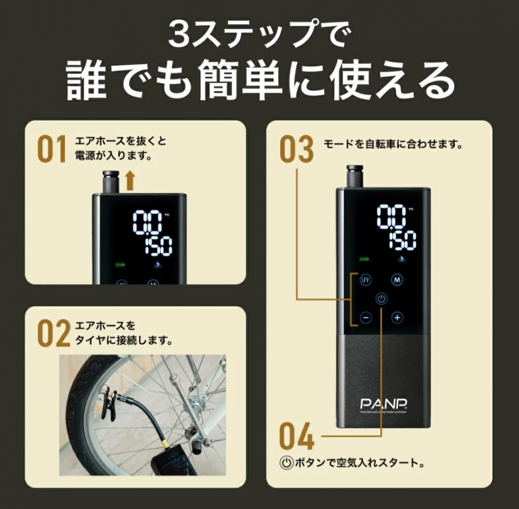 PANP RIDE 操作イメージ