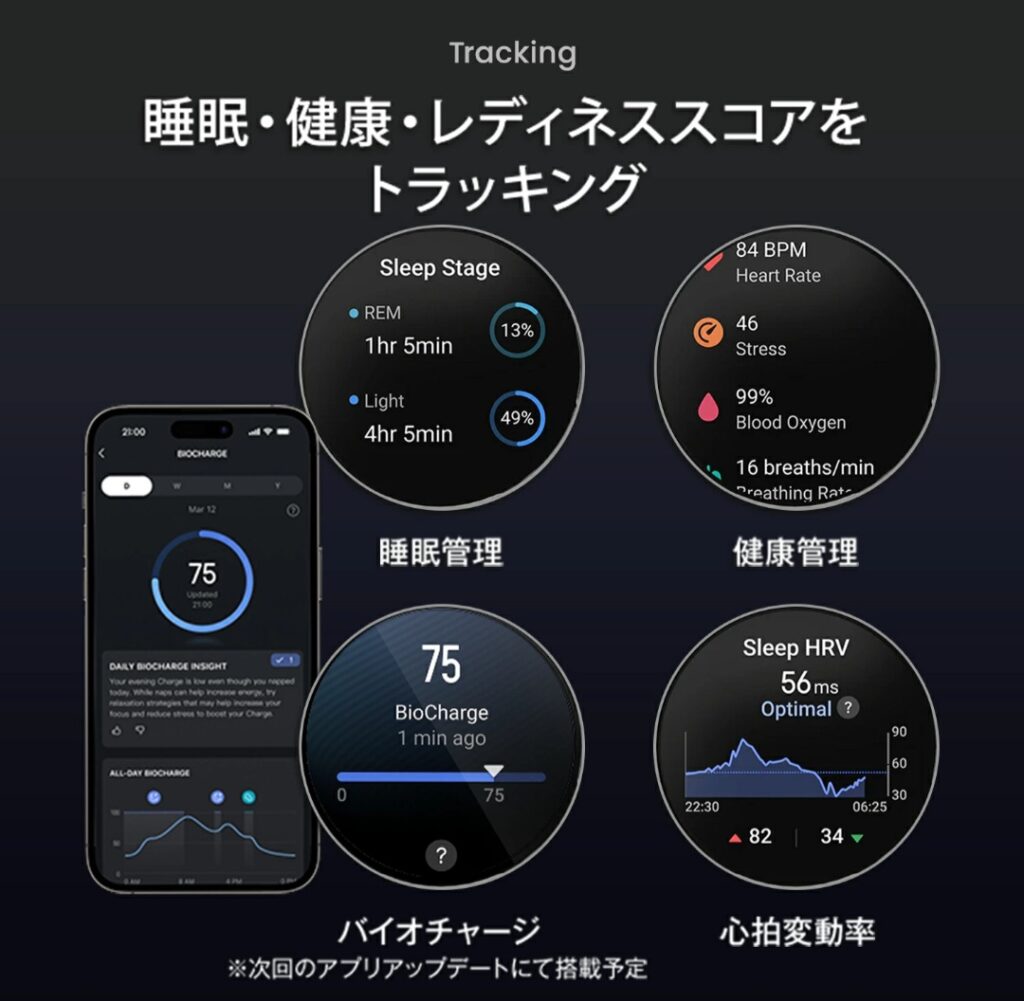 Amazfit Balance 2 バッテリー運用イメージ