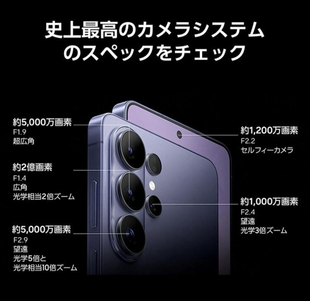 Samsung Galaxy S26 Ultra ディスプレイイメージ