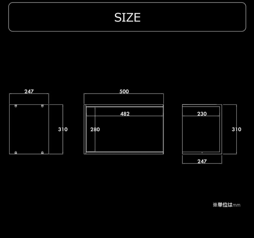 Bauhutte ピラーレスフィギュアケース使用イメージ