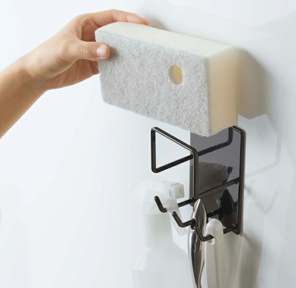 山崎実業 tower マグネットバスルームクリーニングツールホルダー 4976