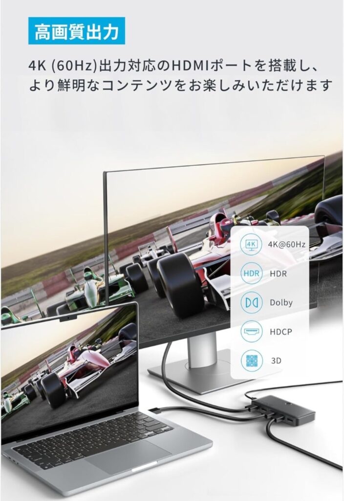 Anker HDMI Switch リモコン操作イメージ