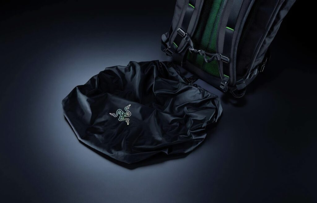Razer Rogue Backpack V3 収納イメージ