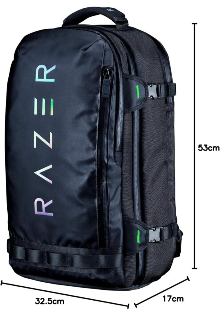 Razer Rogue Backpack V3 背負ったサイズ感
