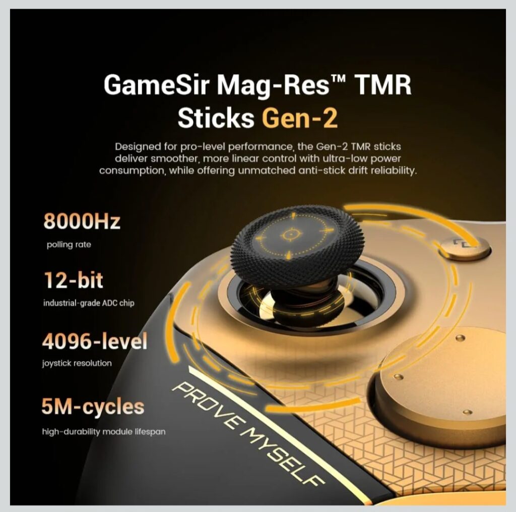 GameSir G7 Pro 8K TMRスティック イメージ