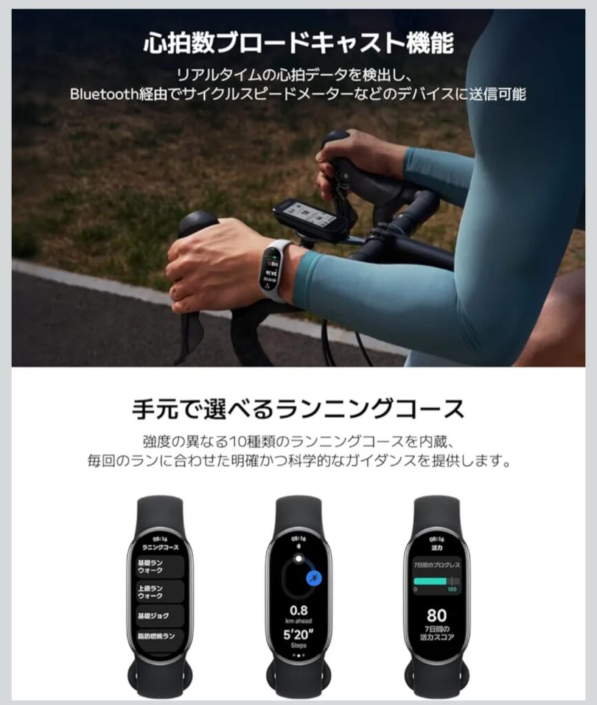 Xiaomi Smart Band 10 睡眠管理イメージ