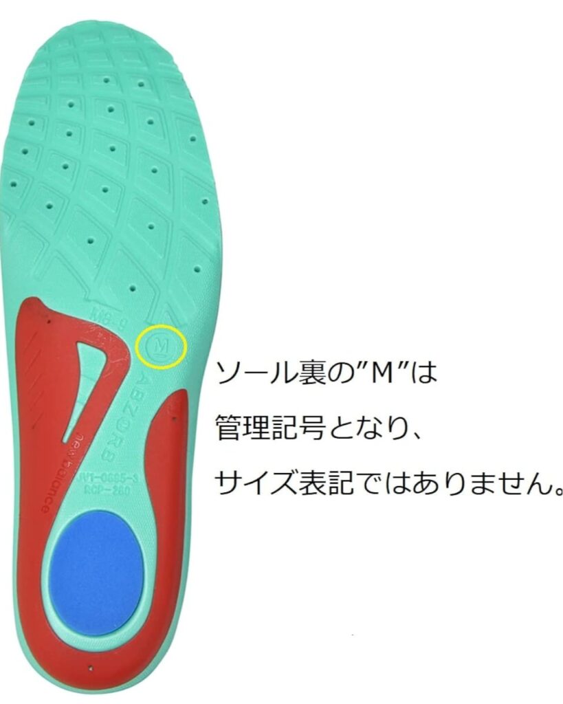 ニューバランス インソール 靴への入れ替えイメージ