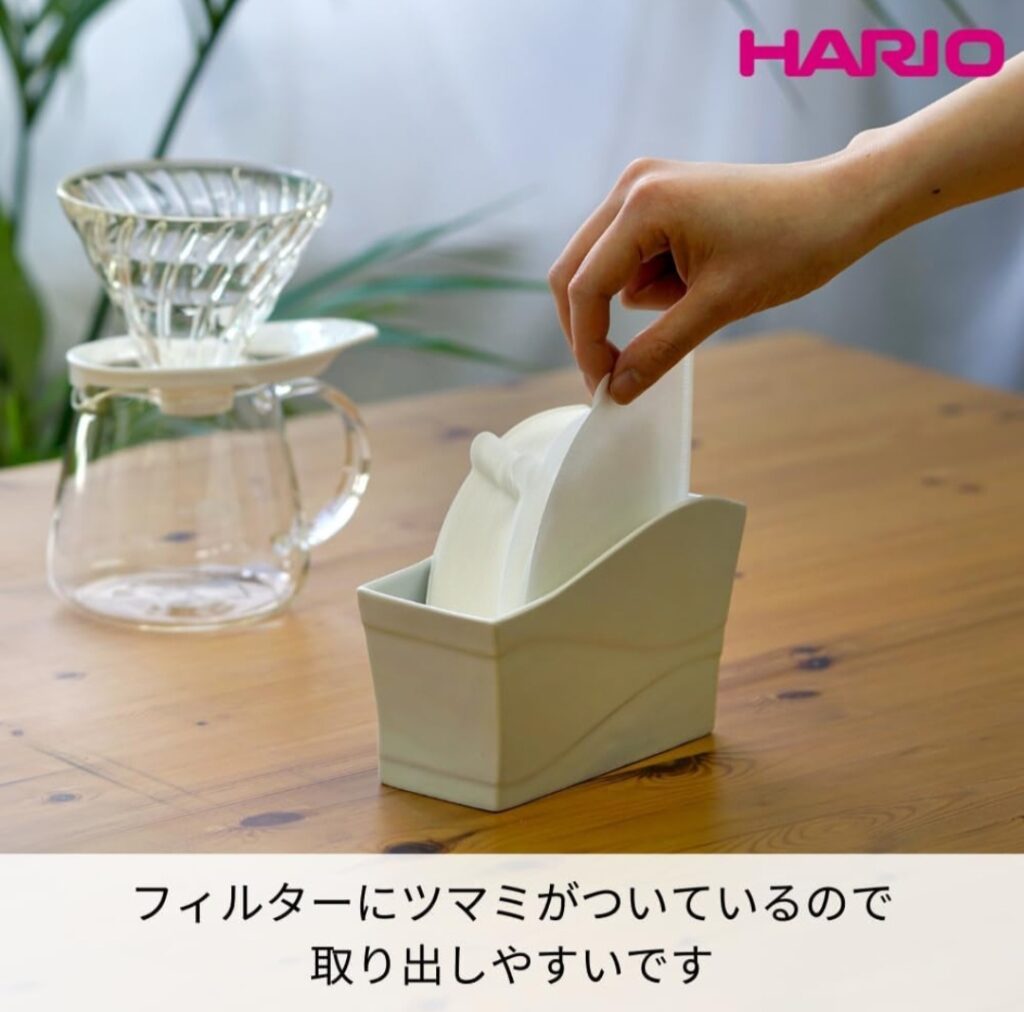 HARIO V60 コーヒーフィルター 使用イメージ