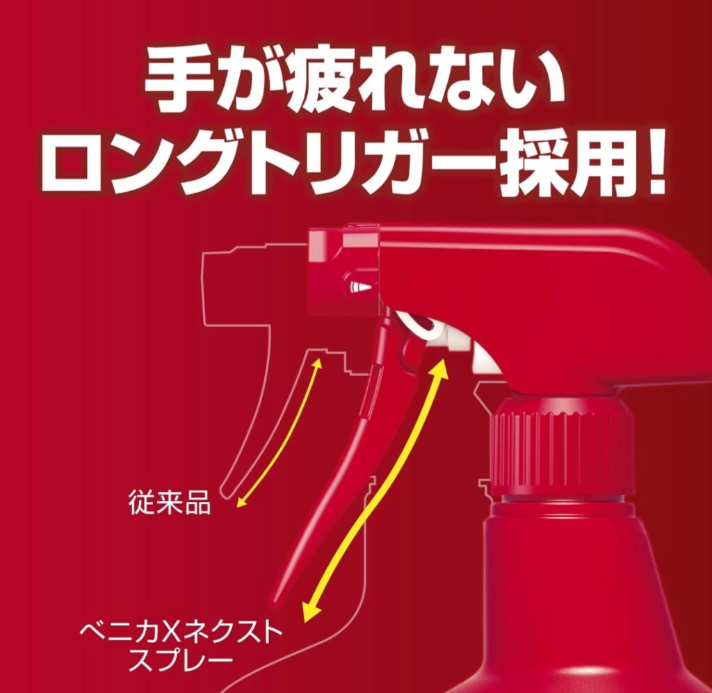 ベニカXネクストスプレーの散布や使用シーンのイメージ