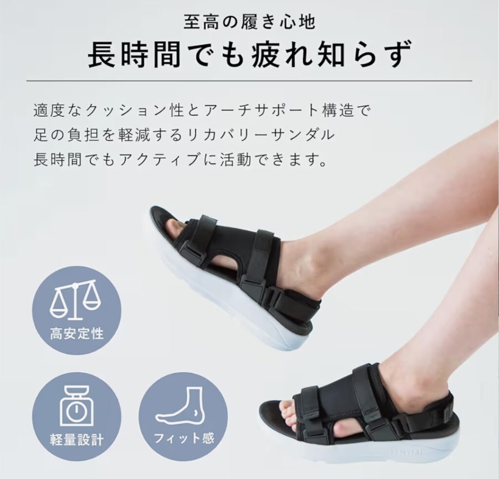 TENTIAL Recovery Sandal Strap 本体外観