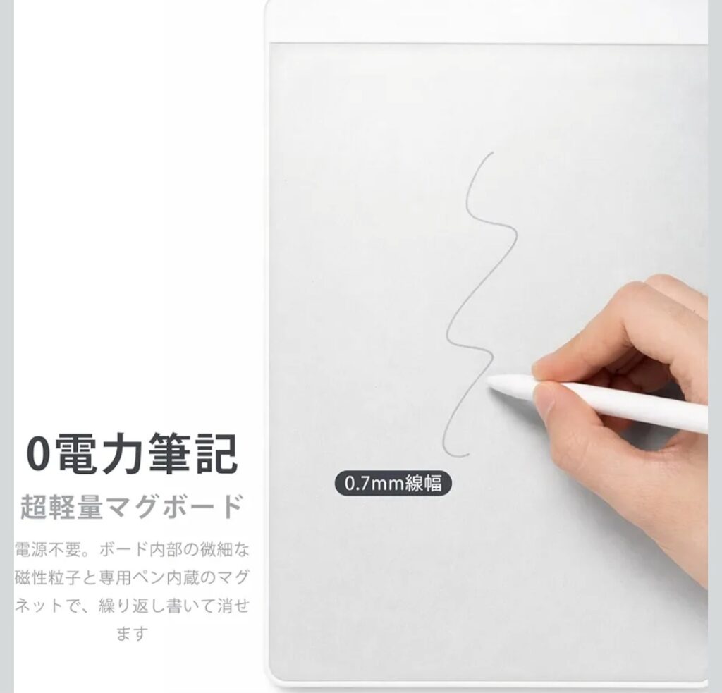 Elegirme メモ帳 磁気ホワイトボード 本体外観