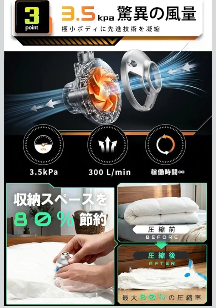 GIGA PUMP テントライト 使用イメージ