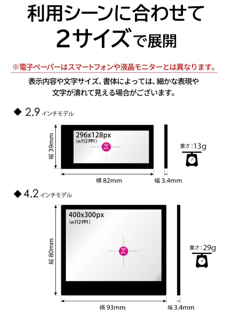 Santek EZ Sign NFC 家庭内メモや掲示イメージ