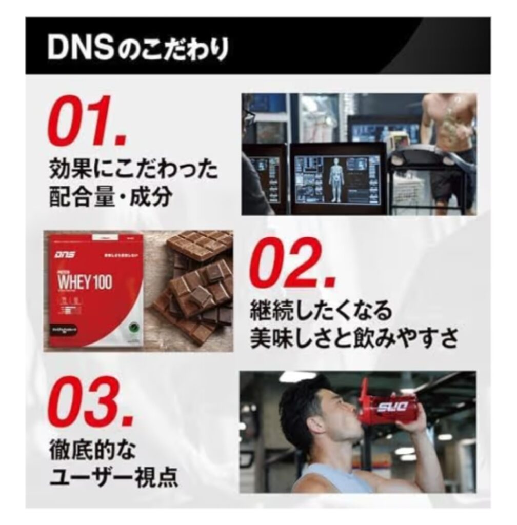 DNS ベータアラニン 粉末や使用イメージ